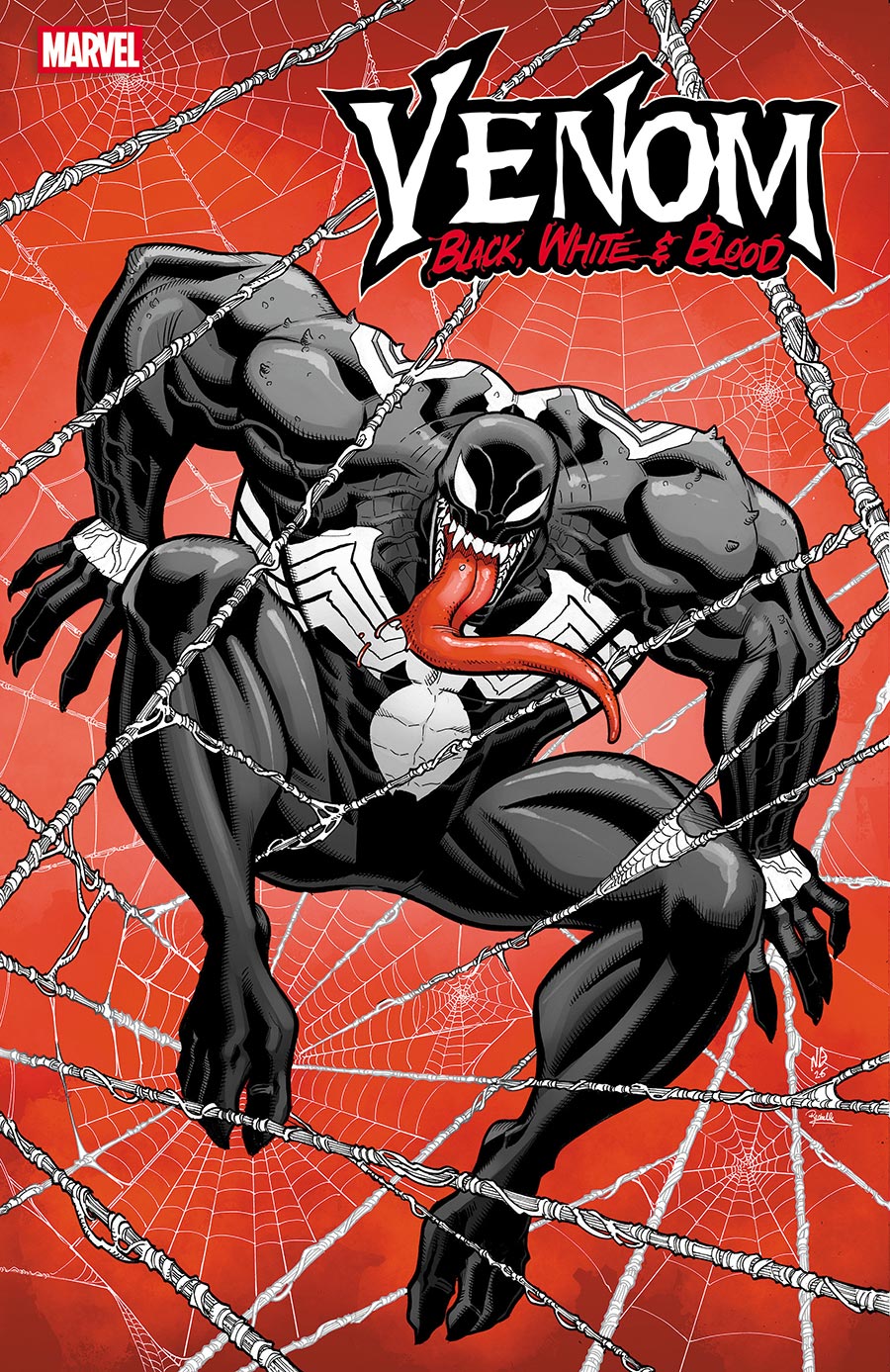 Venom Black White & Blood #3 Cover C Incentive Nick Bradshaw Variant Cover