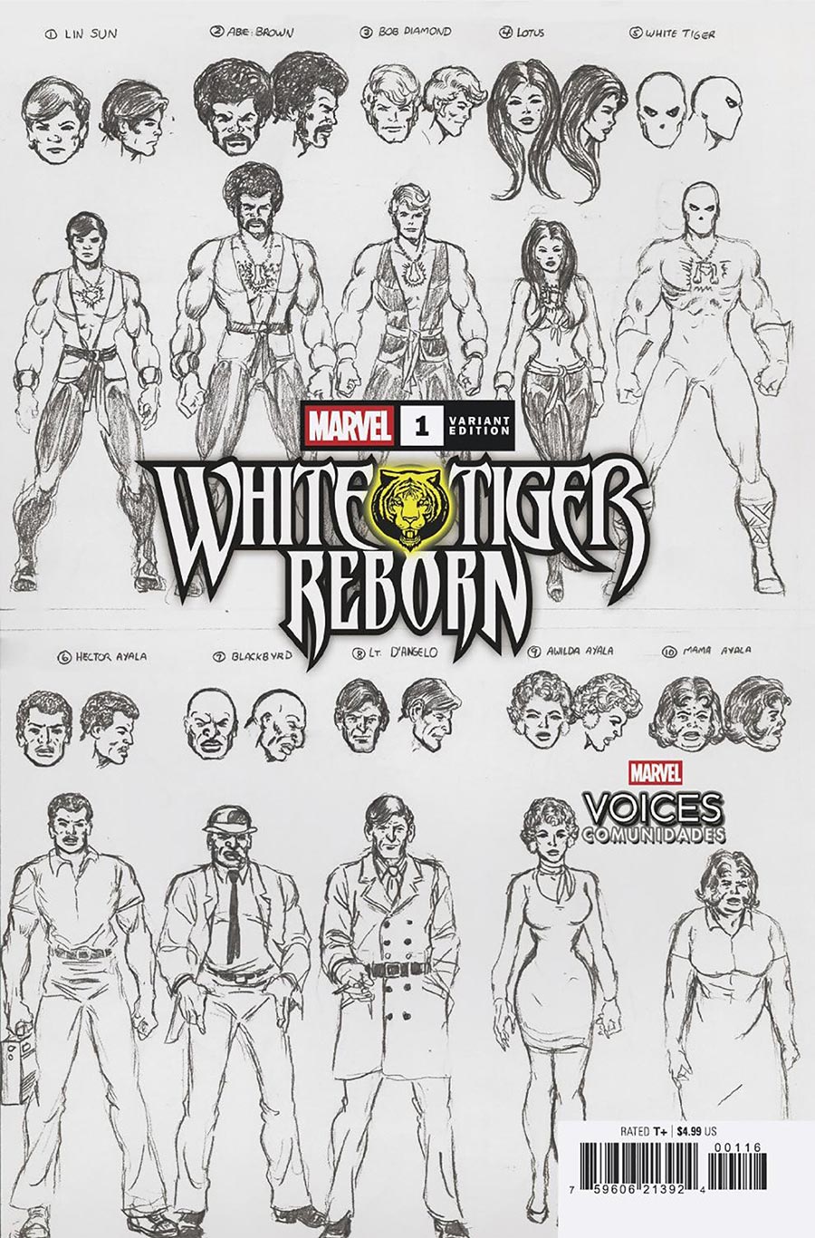 White Tiger Reborn #1 (One Shot) Cover D Incentive George Perez Hidden Gem Variant Cover