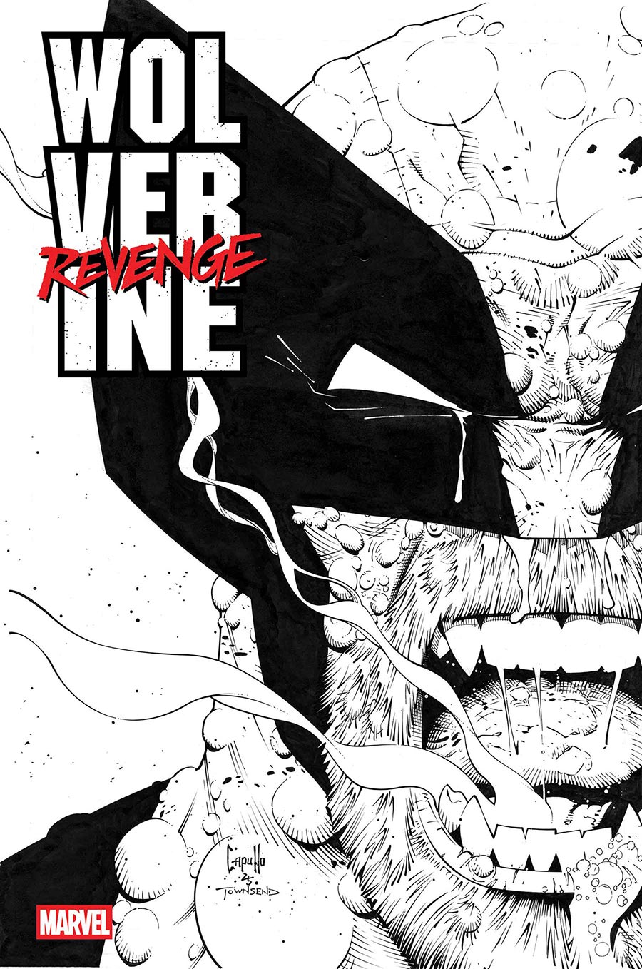 Wolverine Revenge Red Band Raw Black & White Edition #4 With Polybag