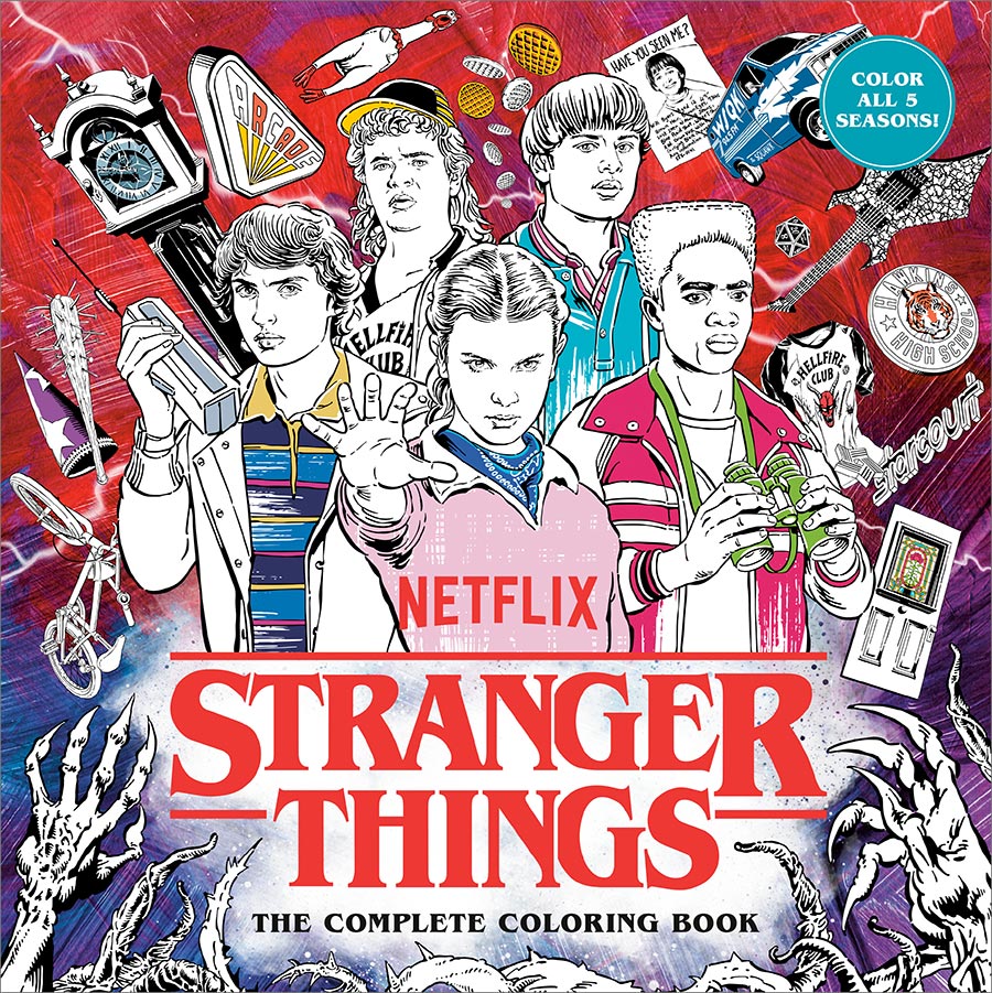 Stranger Things The Complete Coloring Book (Color All Five Seasons) TP