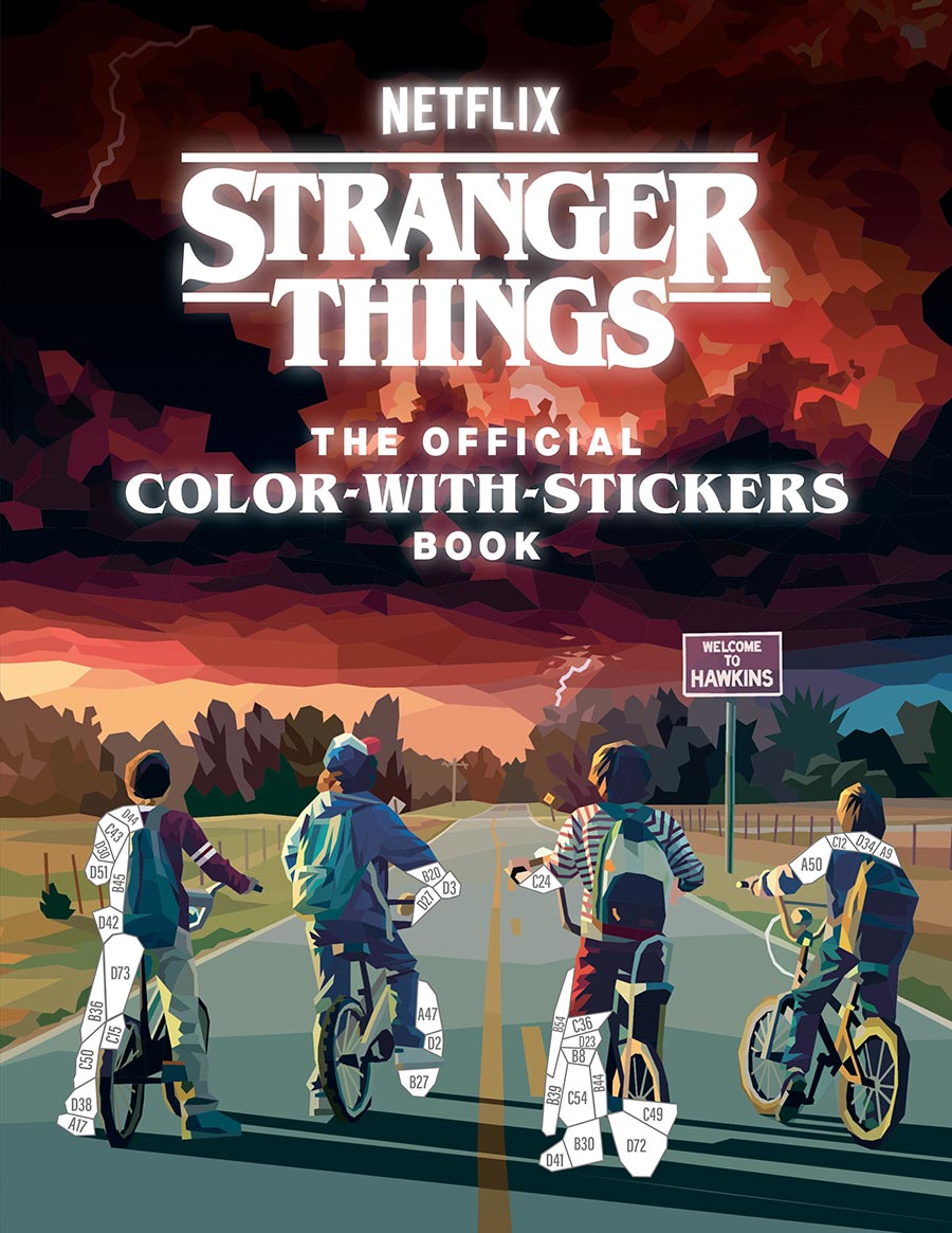 Stranger Things The Official Color-With-Stickers Book TP
