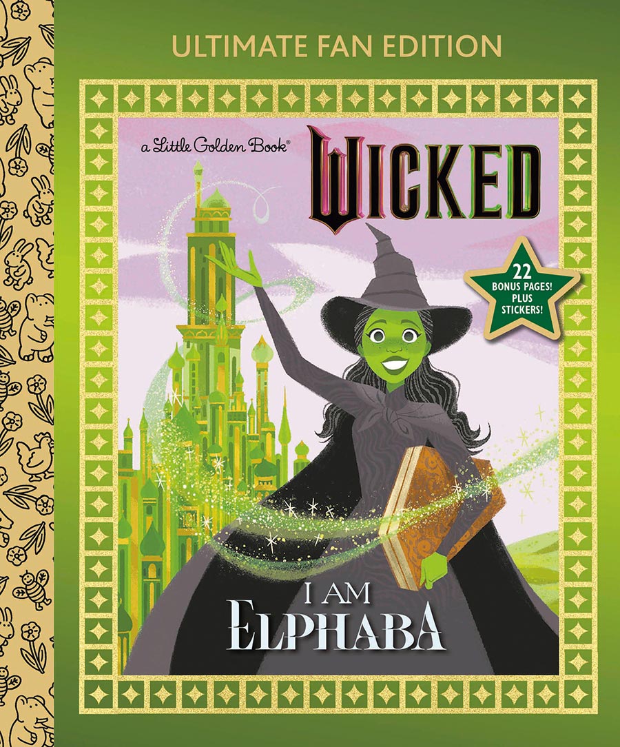 I Am Elphaba Ultimate Fan Edition (Universal Pictures Wicked) Little Golden Book HC