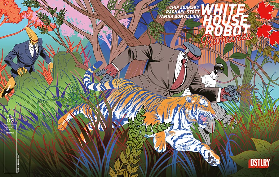 White House Robot Romance #2 Cover A Regular Rachael Stott Wraparound Cover