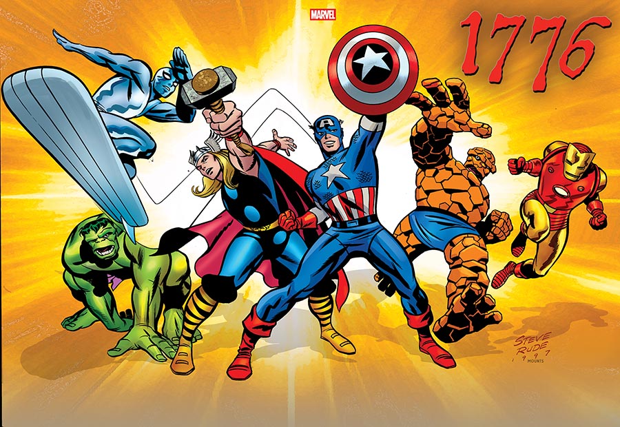 1776 #1 Cover C Variant Steve Rude Wraparound Cover