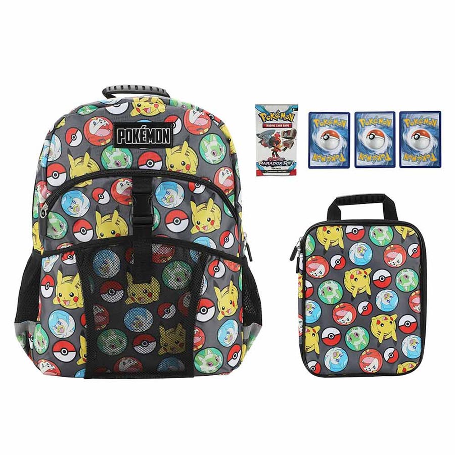 Pokemon All-Over-Print Youth Lunch Kit & Backpack Set