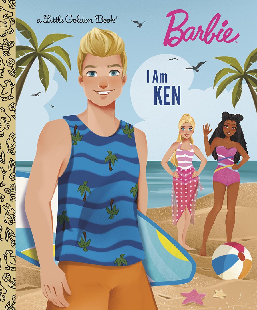 Barbie I Am Ken Little Golden Book HC