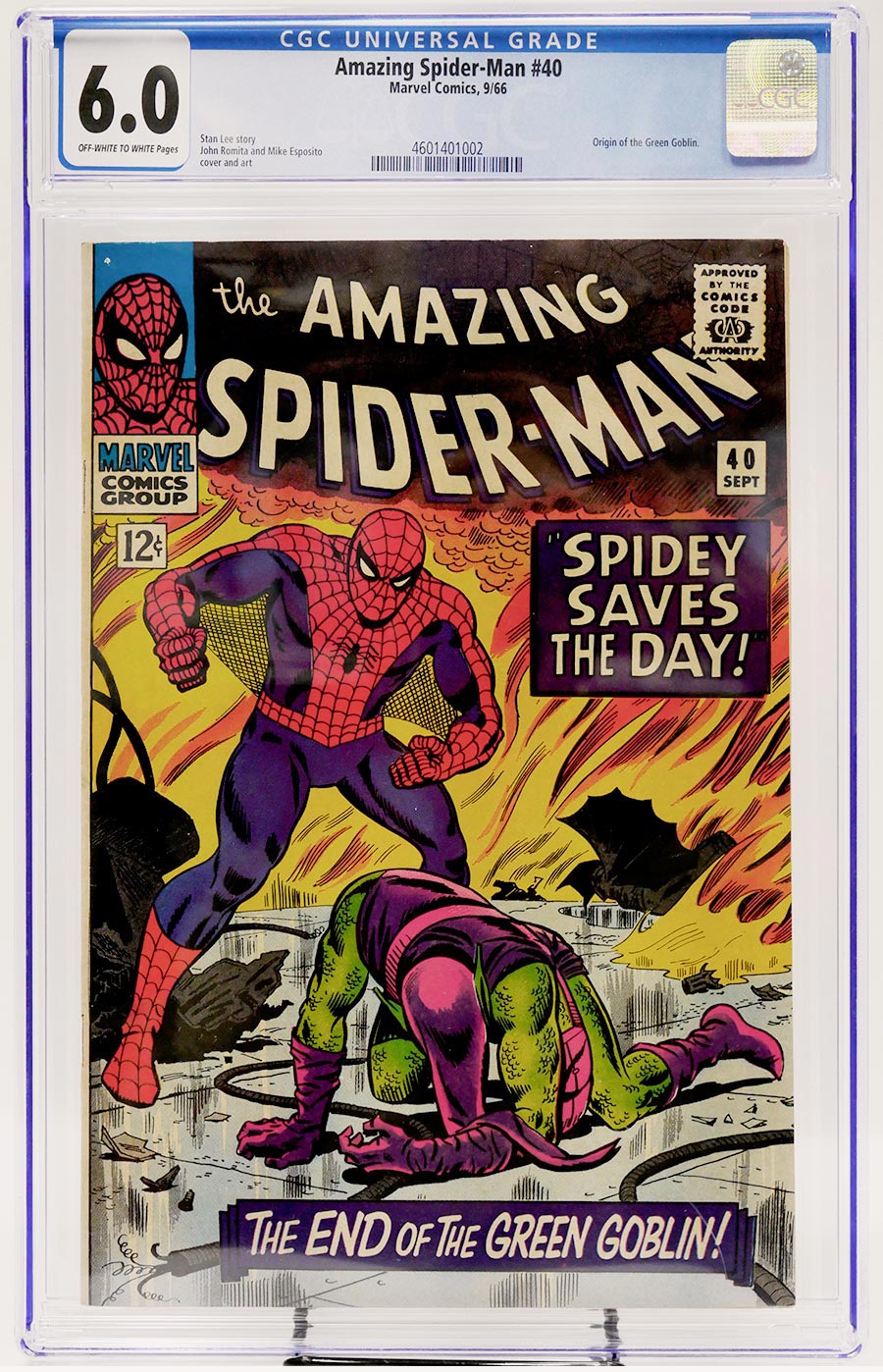 Amazing Spider-Man #40 Cover C CGC 6.0