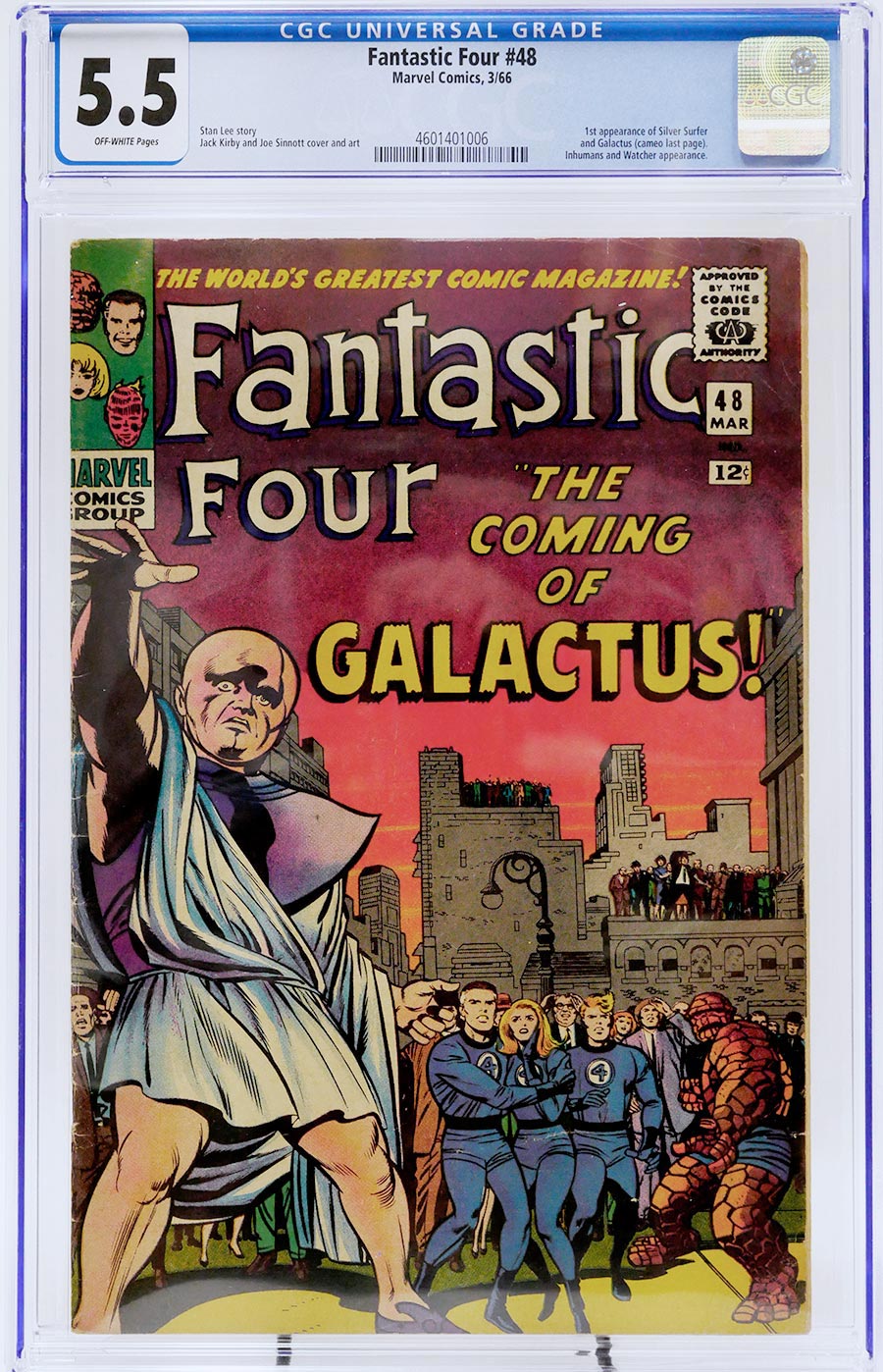 Fantastic Four #48 Cover I 1st Ptg CGC 5.5