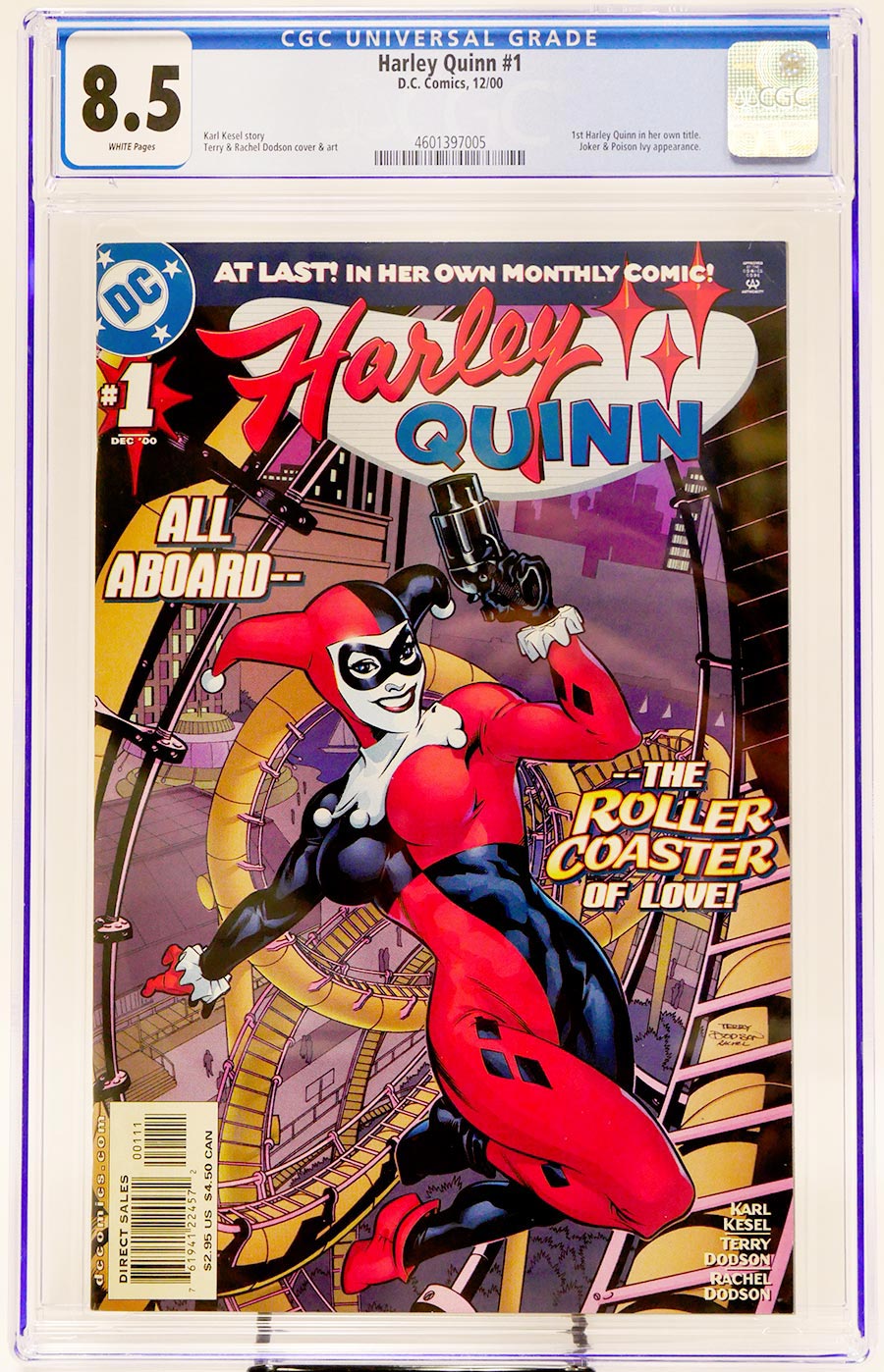 Harley Quinn #1 Cover B CGC 8.5