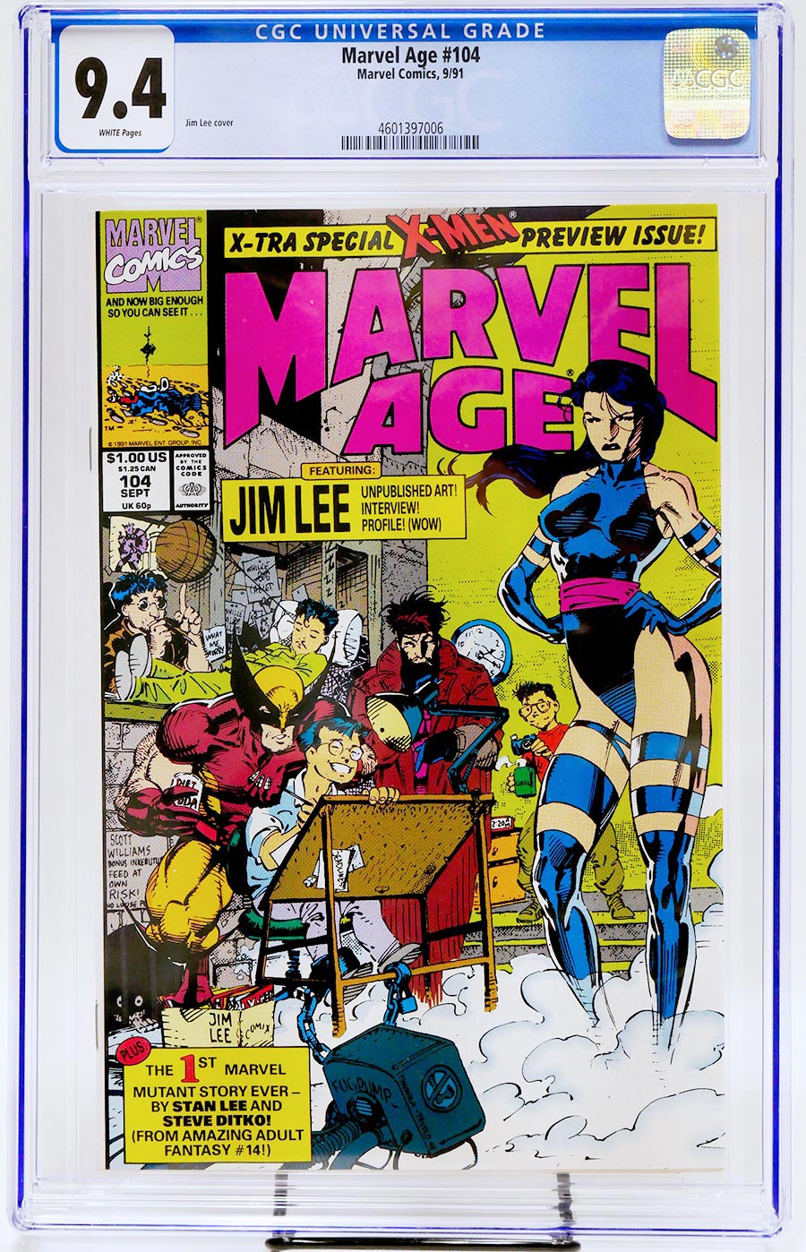 Marvel Age #104 Cover B CGC 9.4