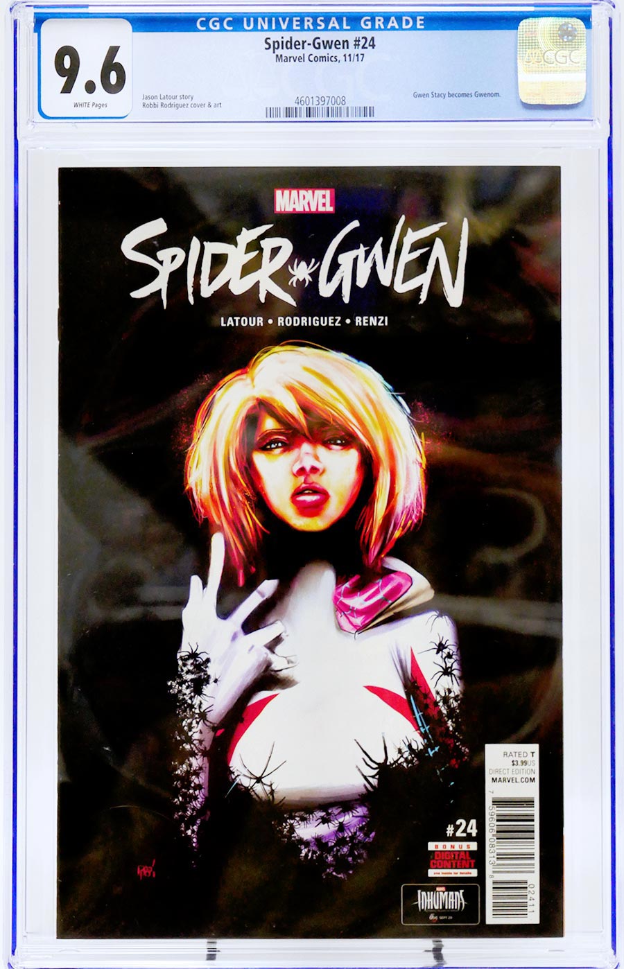 Spider-Gwen Vol 2 #24 Cover D 1st Ptg Regular Robbi Rodriguez Cover CGC 9.6