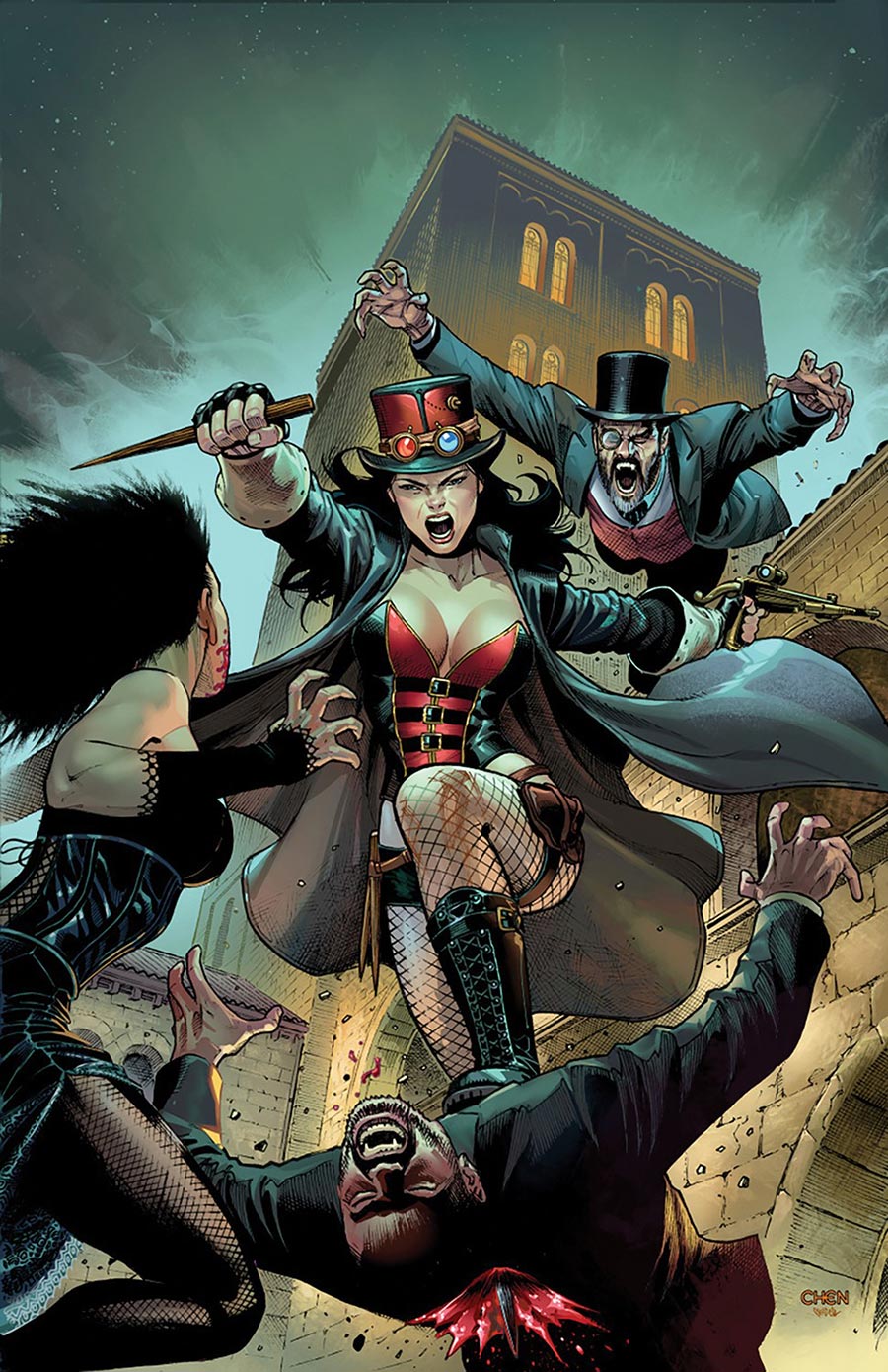 Grimm Fairy Tales Presents Van Helsing Throne Of Blood #1 (One Shot) Cover A Regular Sean Chen Cover