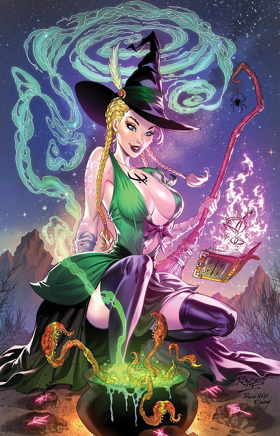 Grimm Fairy Tales 2025 Halloween Pinup Special #1 (One Shot) Cover A Regular John Royle Cover