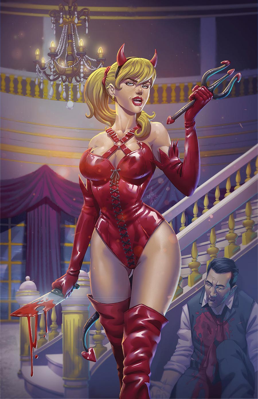Grimm Fairy Tales 2025 Halloween Pinup Special #1 (One Shot) Cover B Variant Vinz El Tabanas Cover