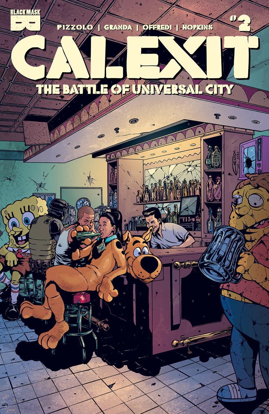 Calexit The Battle Of Universal City #2 Cover A Regular C Granda Cover