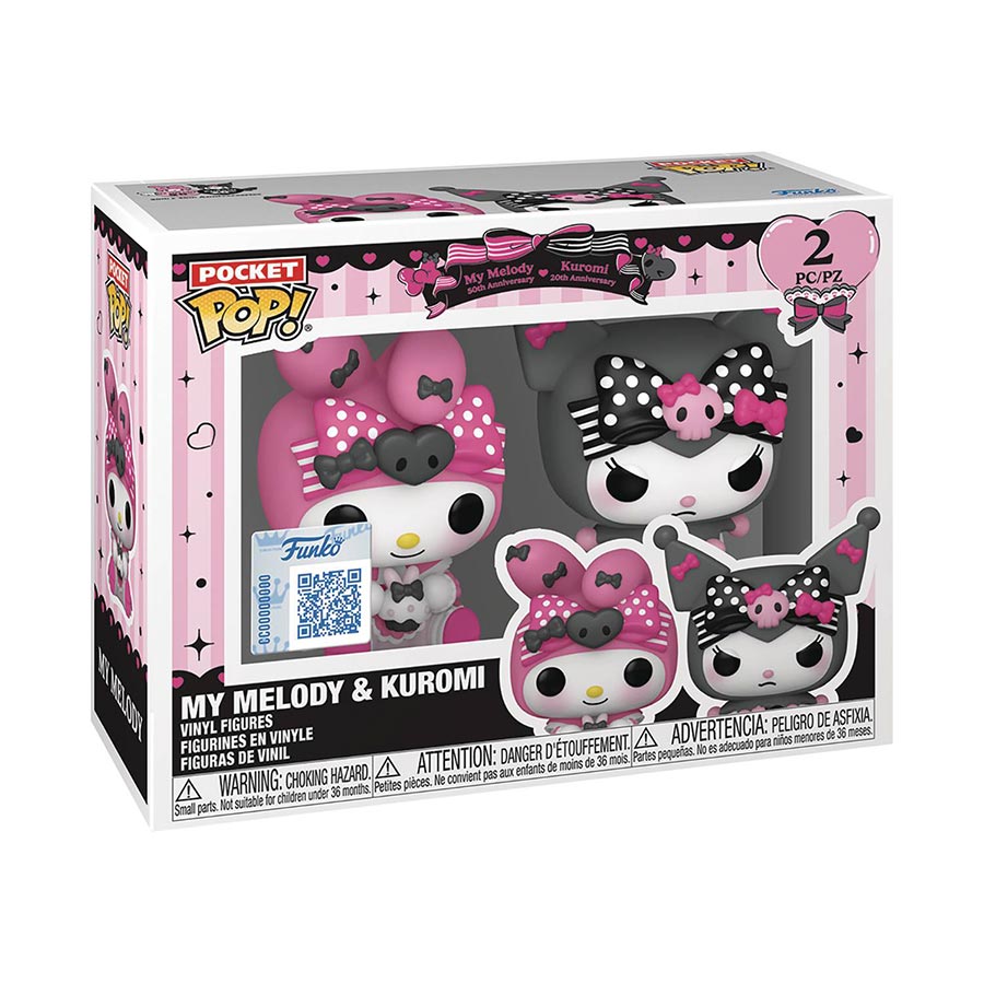 Pocket POP My Melody & Kumori 2-Pack Anniversary Vinyl Figure