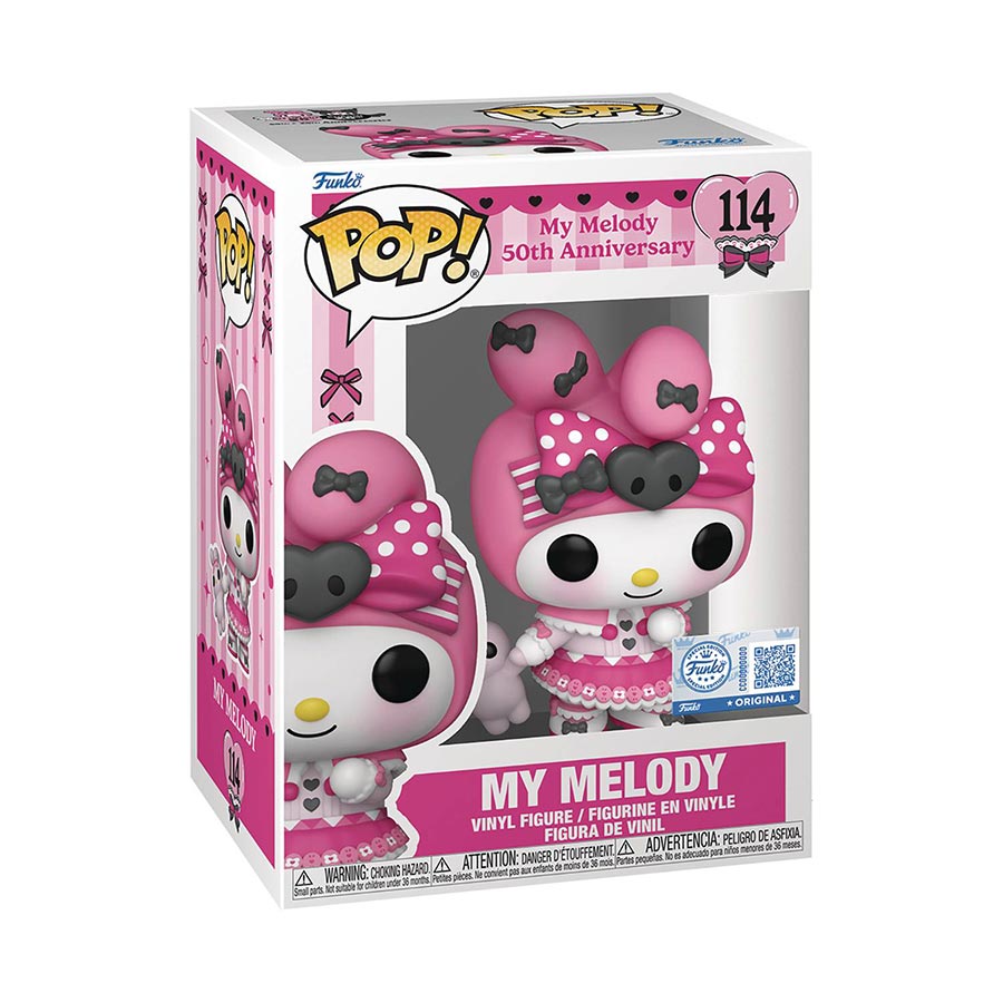 POP Sanrio My Melody My Melody Wit Pipi 50th Anniversary Vinyl Figure
