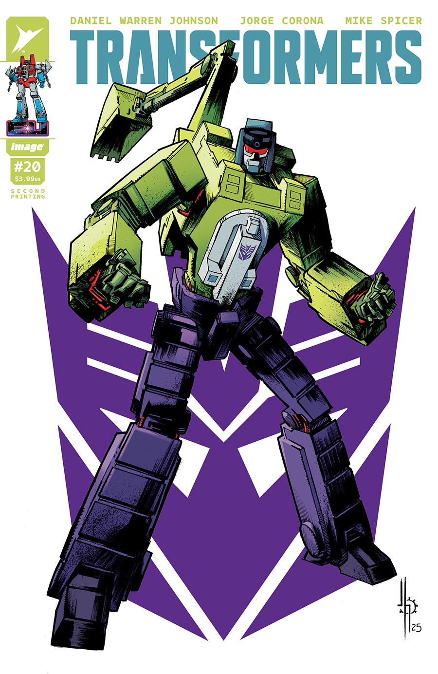 Transformers Vol 5 #20 Cover F 2nd Ptg A Jason Howard Decepticon Variant Cover