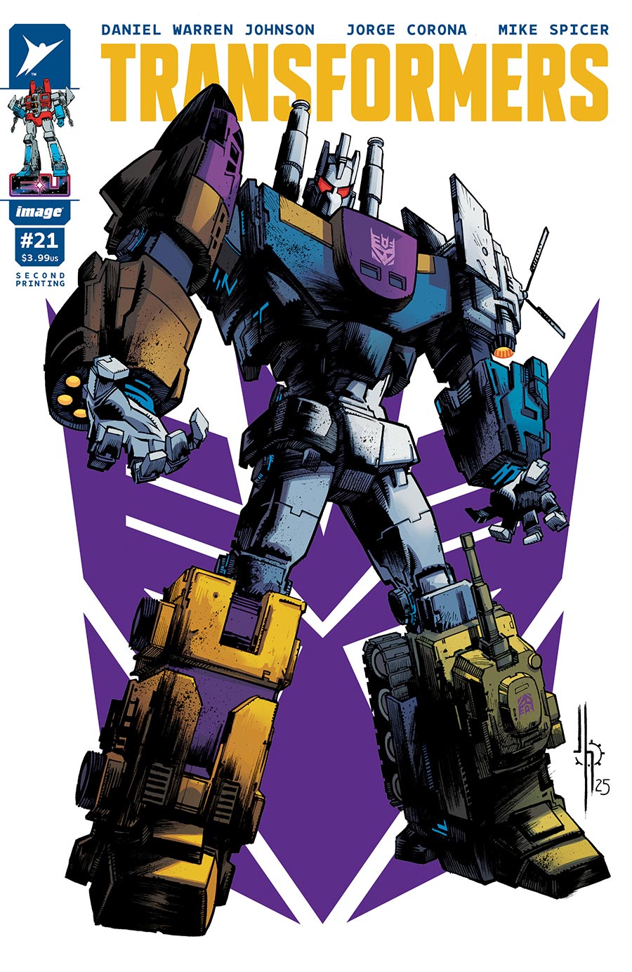 Transformers Vol 5 #21 Cover H 2nd Ptg A Jason Howard Decepticon Variant Cover