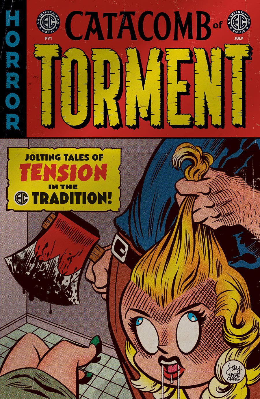 Catacomb Of Torment #1 Cover K Variant Jay Stephens LCSD 2025 Foil Cover (EC Comics)