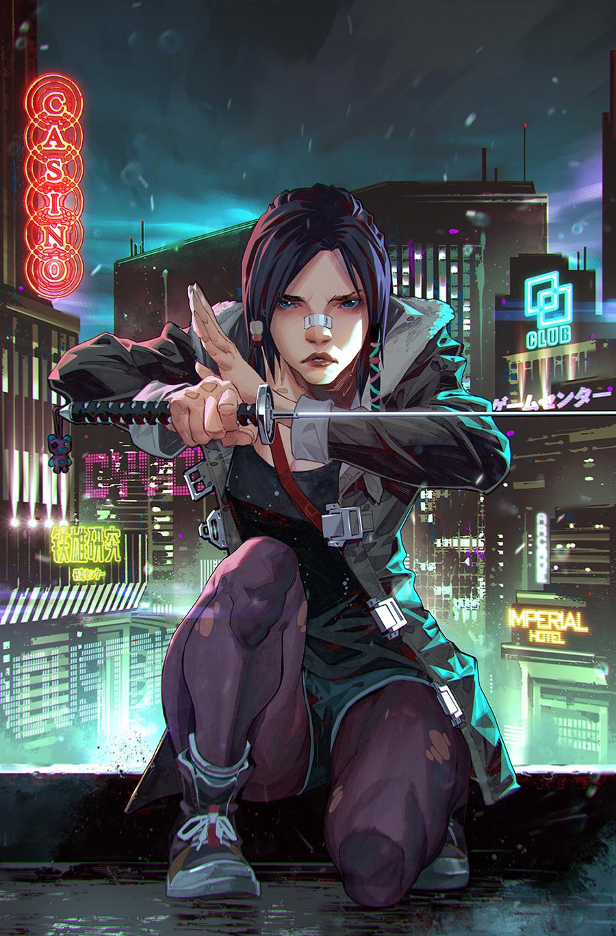 Blade Runner Black Lotus Las Vegas #1 Cover H Variant Kael Ngu Virgin Cover