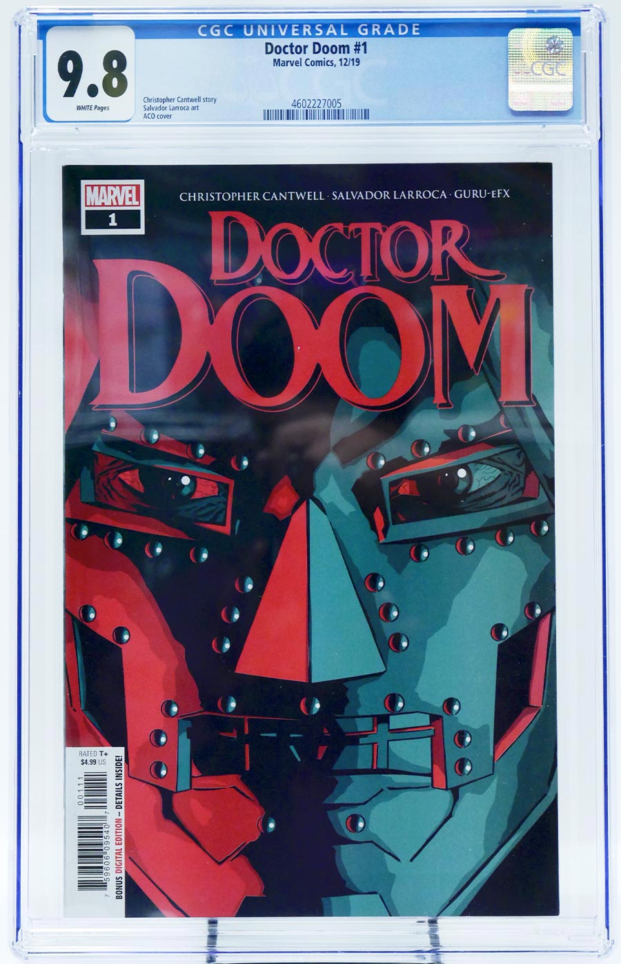 Doctor Doom #1 Cover H 1st Ptg Regular Aco Cover CGC 9.8