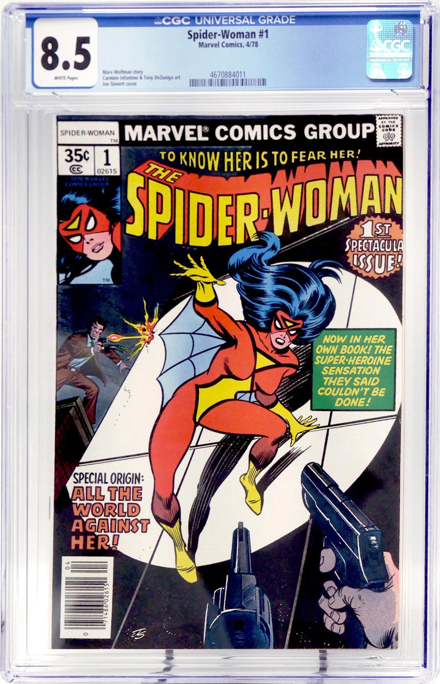 Spider-Woman #1 Cover F 1st Ptg CGC 8.5