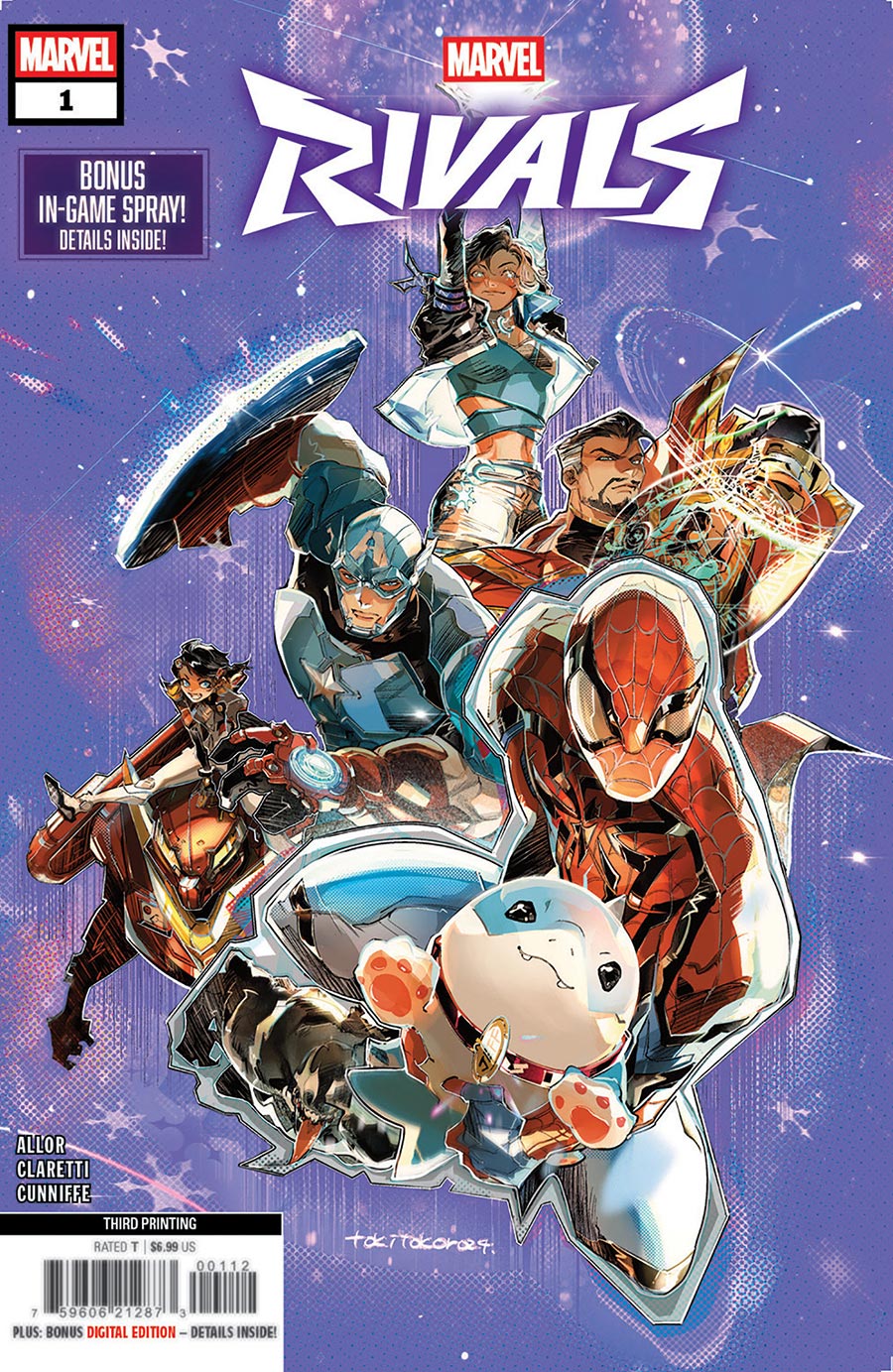 Marvel Rivals #1 (One Shot) Cover F 3rd Ptg tokitokoro Variant Cover