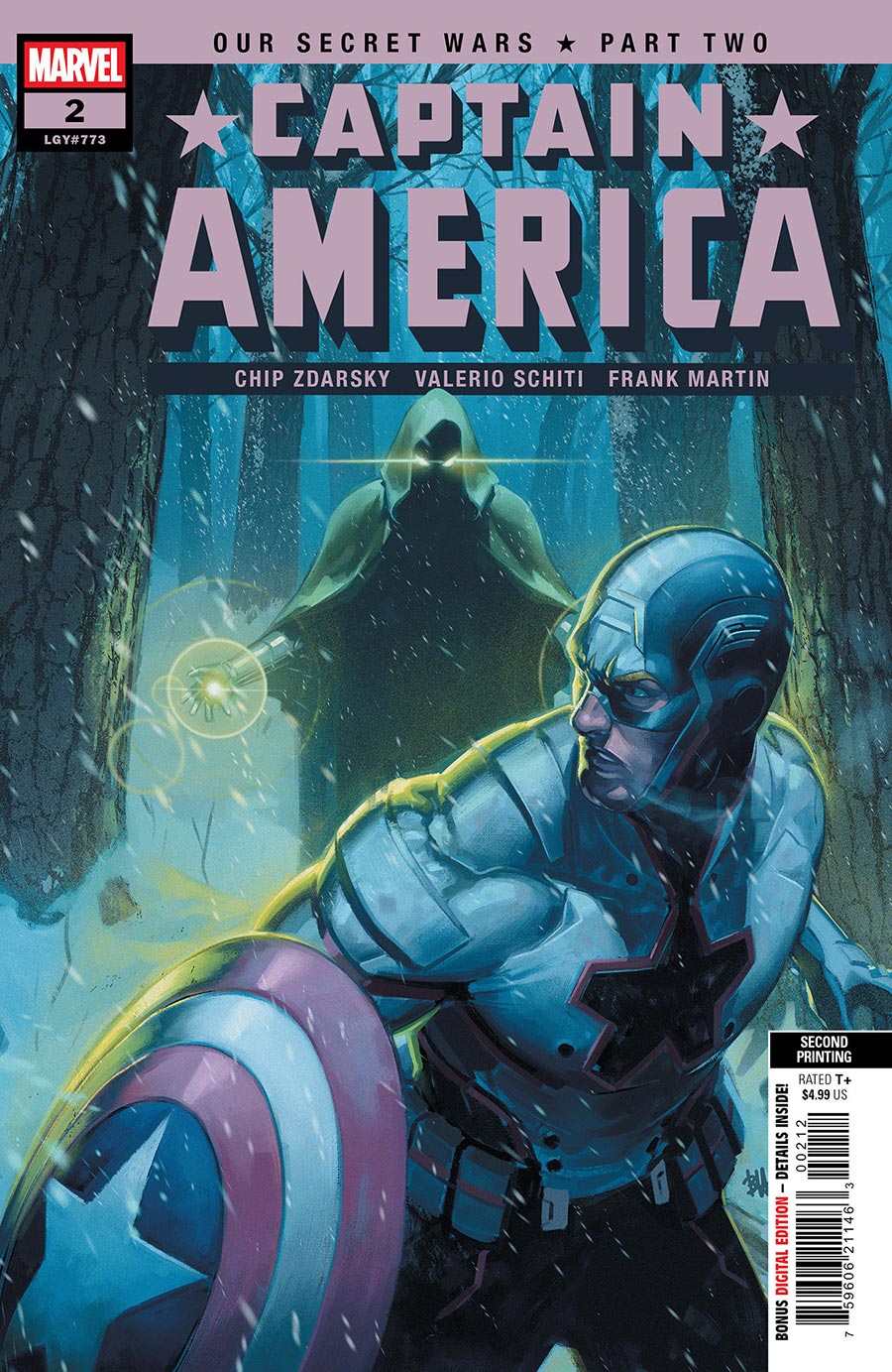 Captain America Vol 11 #2 Cover I 2nd Ptg Ben Harvey Variant Cover