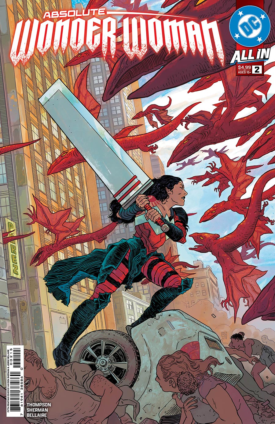 Absolute Wonder Woman #2 Cover M 5th Ptg Hayden Sherman Variant Cover (DC All In)