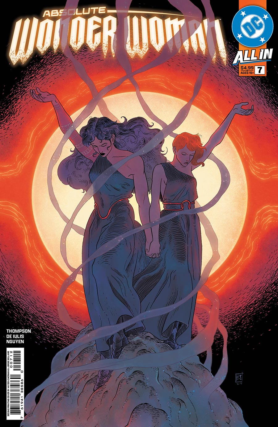 Absolute Wonder Woman #7 Cover F 2nd Ptg Hayden Sherman Variant Cover (DC All In)