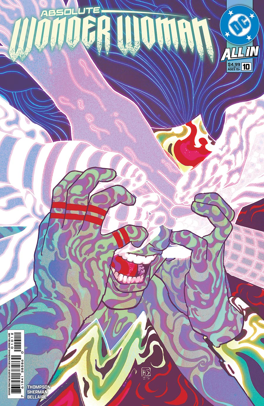 Absolute Wonder Woman #10 Cover E 2nd Ptg Hayden Sherman Variant Cover (DC All In)