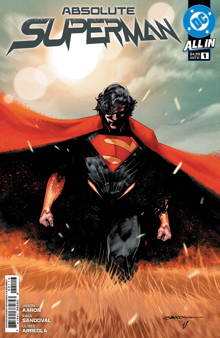 Absolute Superman #1 Cover Y 6th Ptg A Rafa Sandoval Variant Cover (DC All In)