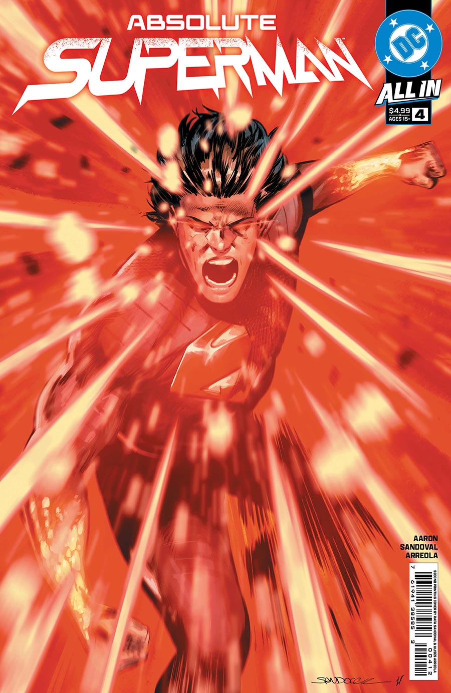 Absolute Superman #4 Cover G 2nd Ptg Rafa Sandoval Variant Cover (DC All In)