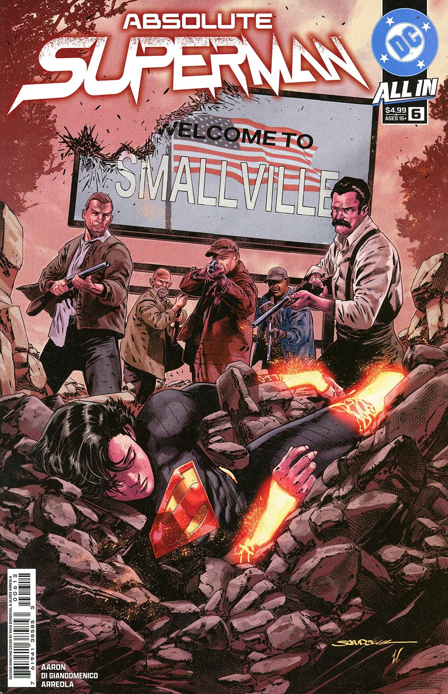 Absolute Superman #6 Cover F 2nd Ptg Rafa Sandoval Variant Cover (DC All In)