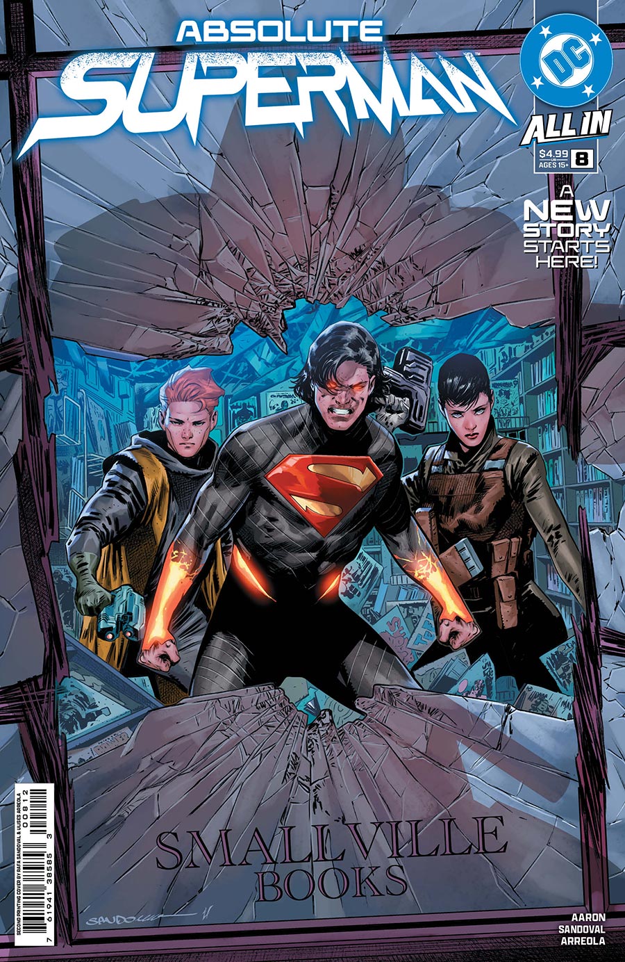 Absolute Superman #8 Cover F 2nd Ptg Rafa Sandoval Variant Cover (DC All In)