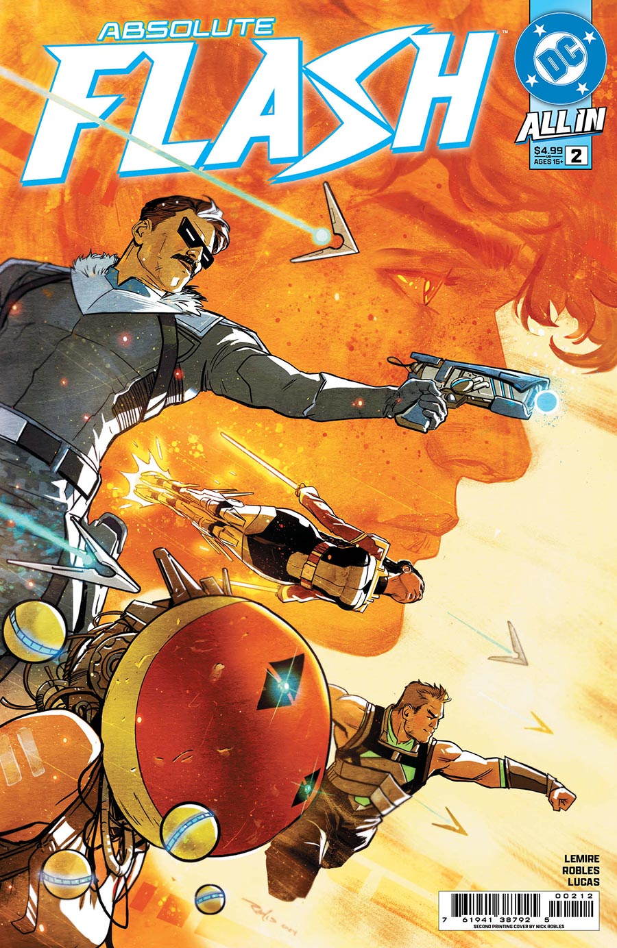Absolute Flash #2 Cover H 2nd Ptg Nick Robles Variant Cover (DC All In)