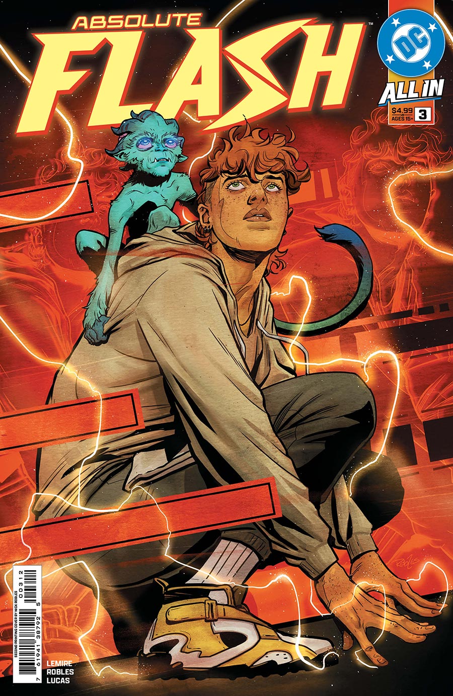 Absolute Flash #3 Cover F 2nd Ptg Nick Robles Variant Cover (DC All In)