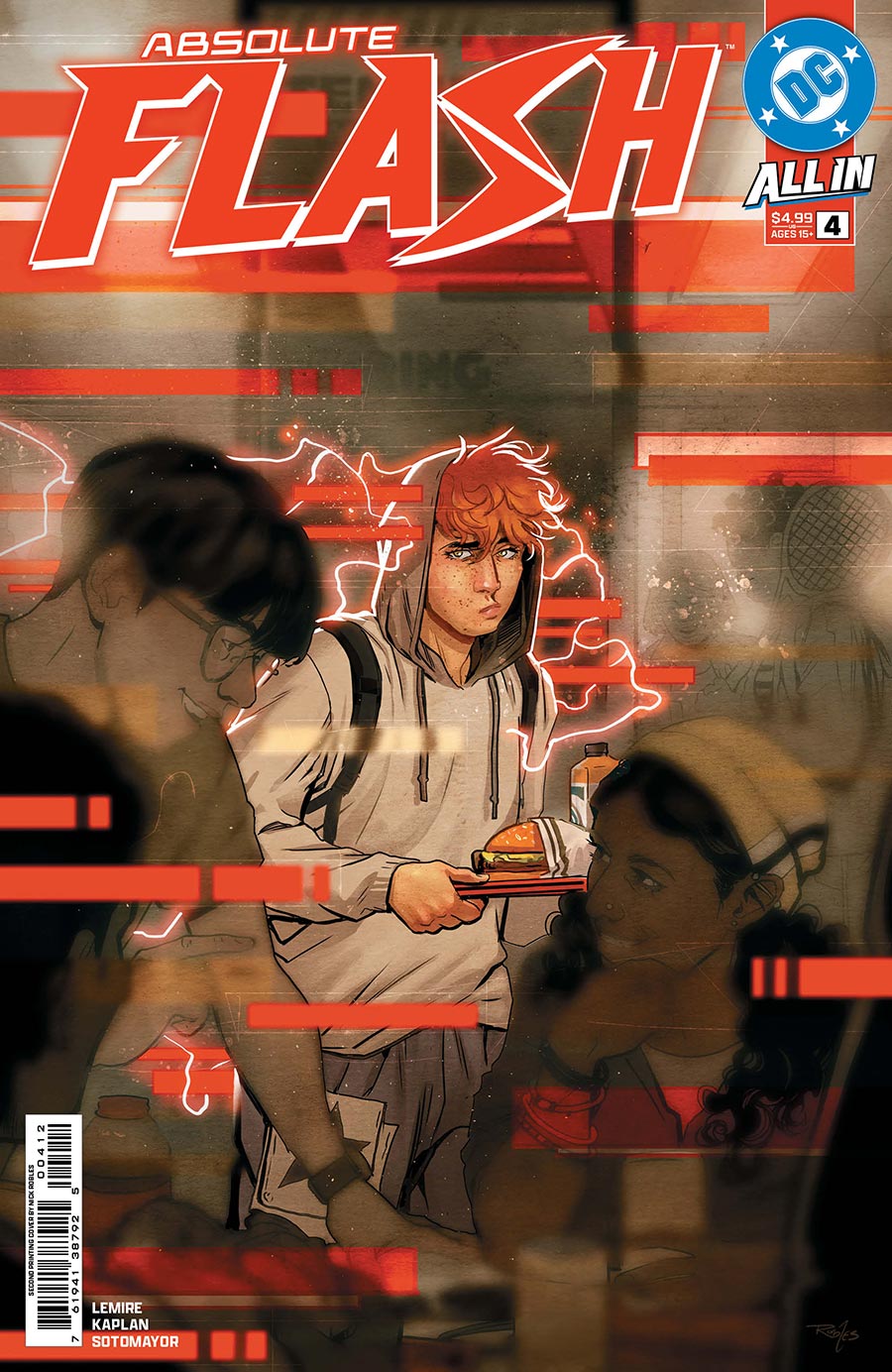 Absolute Flash #4 Cover F 2nd Ptg Nick Robles Variant Cover (DC All In)