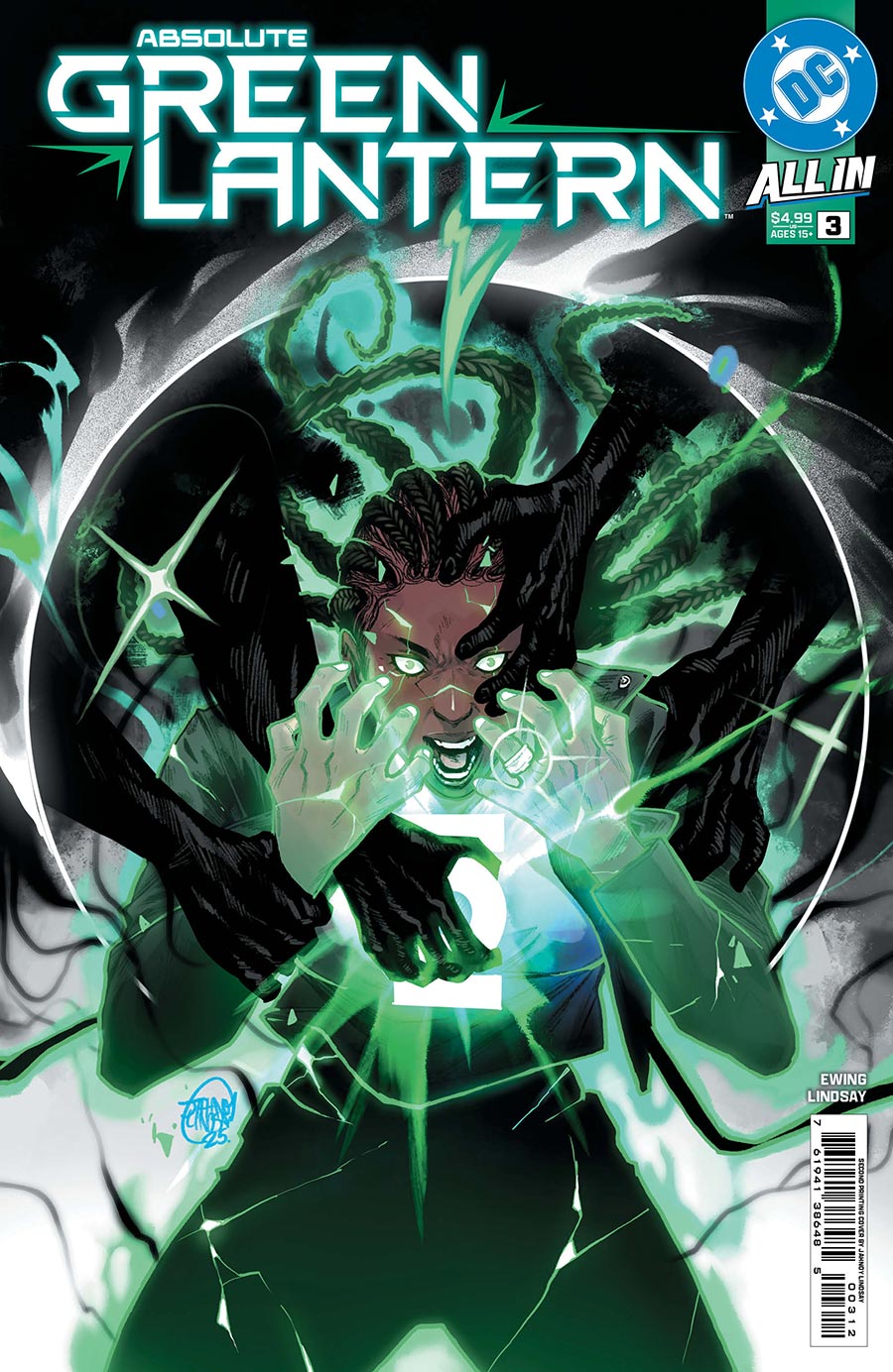 Absolute Green Lantern #3 Cover F 2nd Ptg Jahnoy Lindsay Variant Cover (DC All In)