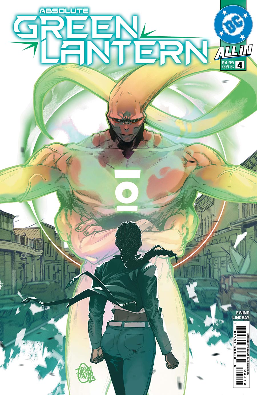 Absolute Green Lantern #4 Cover F 2nd Ptg Jahnoy Lindsay Variant Cover (DC All In)