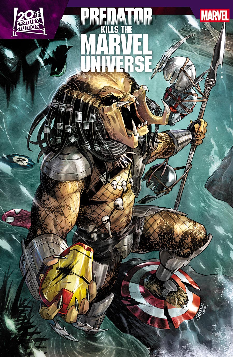 Predator Kills The Marvel Universe #1 Cover H 2nd Ptg Michele Bandini Variant Cover