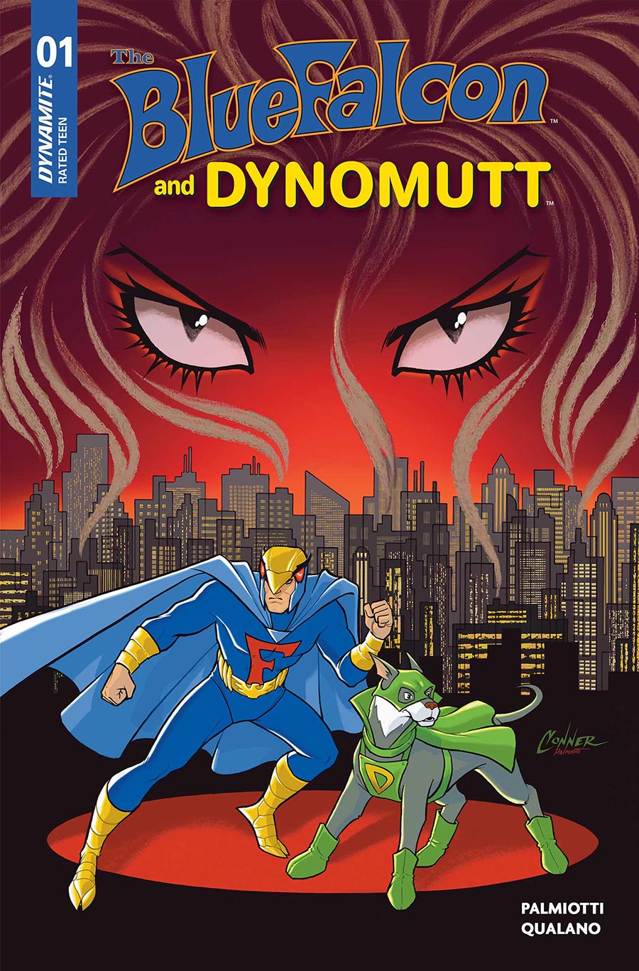 Blue Falcon And Dynomutt #1 Cover R Incentive Amanda Conner Foil Cover
