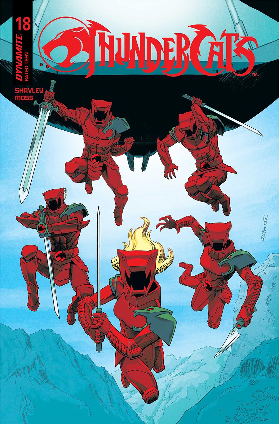 Thundercats Vol 3 #18 Cover T Variant Declan Shalvey Foil Cover