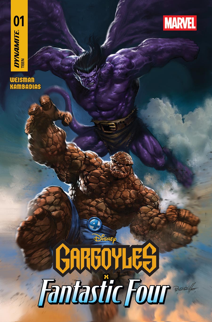 Gargoyles x Fantastic Four #1 (One Shot) Cover A Regular Lucio Parrillo Cover