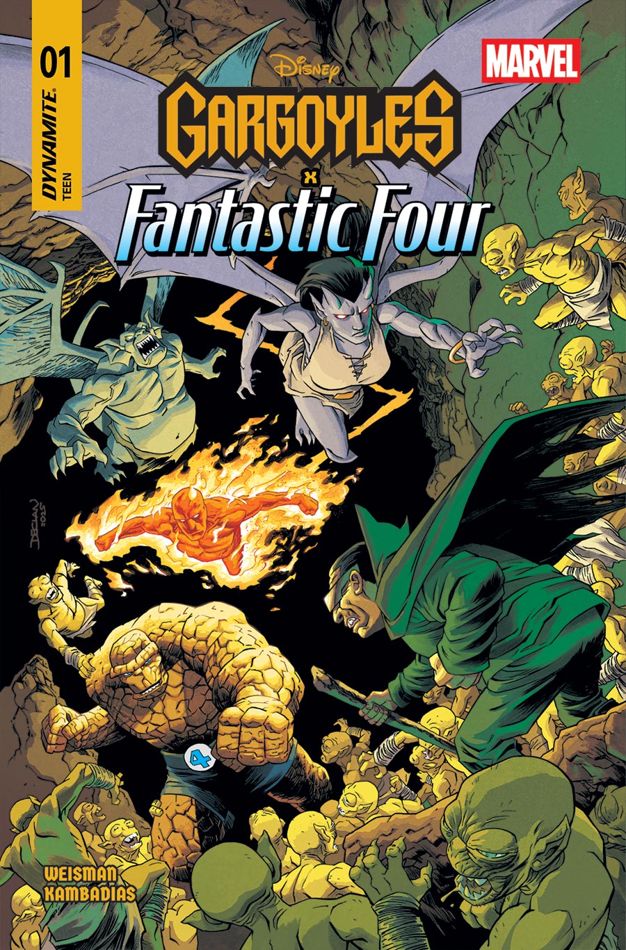 Gargoyles x Fantastic Four #1 (One Shot) Cover B Variant Declan Shalvey Cover