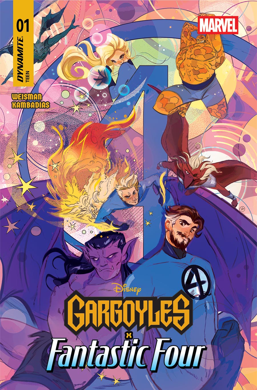Gargoyles x Fantastic Four #1 (One Shot) Cover E Variant Nicoletta Baldari Cover
