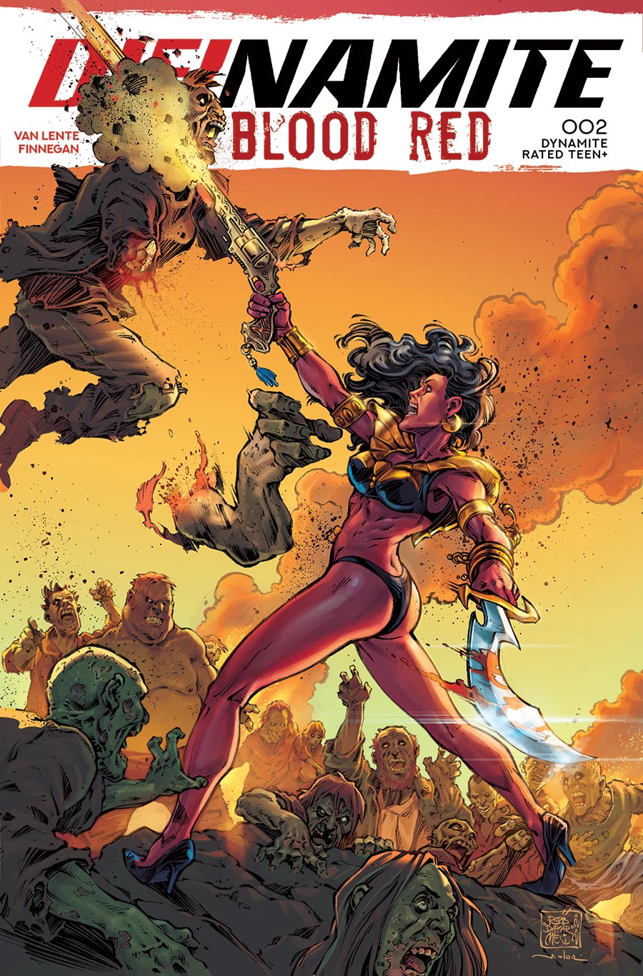 DieNamite Blood Red #2 Cover B Variant Roberto Meli Cover