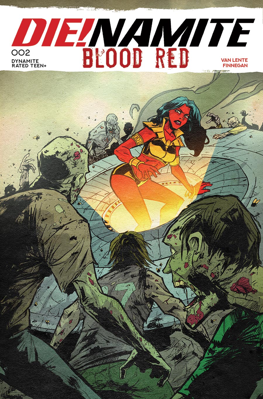 DieNamite Blood Red #2 Cover C Variant David Cousens Cover