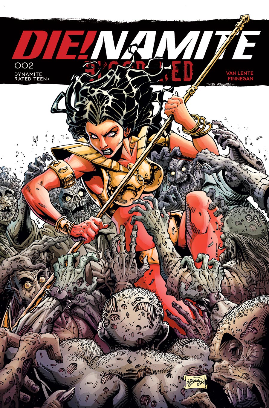 DieNamite Blood Red #2 Cover D Variant Will Robson Cover